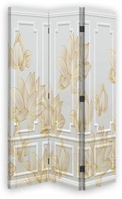 Gario Paraván Virágos kivitelben Méret: 180 x 170 cm, Kivitelezés: Klasszikus paraván