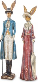 Húsvéti nyuszi figura esernyővel vagy bottal 1db két változat 183069