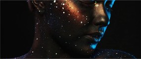 Csillogó nő képe (120x50 cm)