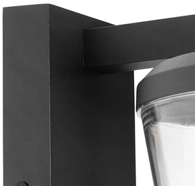Modern kültéri fali lámpa fekete IP44 - Joren