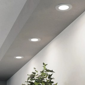 Eglo 901394 – 3 darabos LED beépíthető lámpa FUEVA LED/3,7W/230V, átm. 8,8 cm, fehér