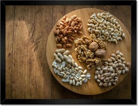 Poszterek keretben 40x30 Mogyoró Pisztácia