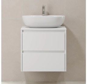 TRONDHEIM fürdőszobaszekrény 60 cm-es mosdóhoz, fehér