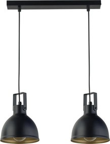 SIGMA LIGHTING 32258 MARS Többágú Függesztett Lámpa Fekete, Arany E27 IP20