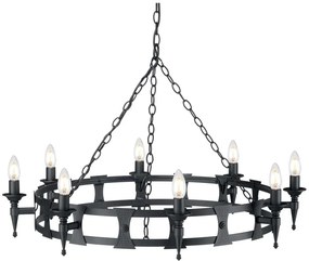 Elstead Lighting SAXON SAX8-BLK Csillár 8x60W/E14