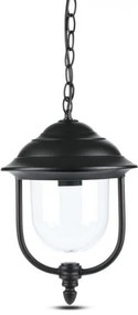 Kültéri csillár láncon 1xE27/60W/230V IP44 fekete