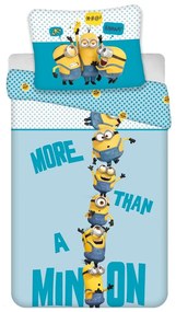 Egyszemélyes mikroszálas gyerek ágyneműhuzat 140x200 cm Minions 2 – Jerry Fabrics