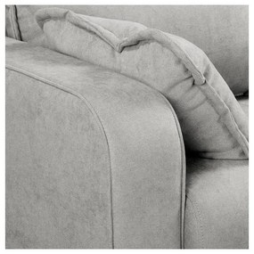 Világosszürke sarokkanapé (jobb oldali) Beata – Ropez