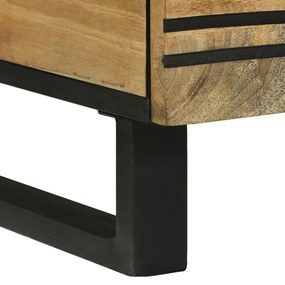 Dohányzóasztal 100x54x40 cm - Tömör mangófából