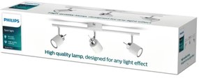 Philips - Spotlámpa MERANTI 3xGU10/35W/230V fehér