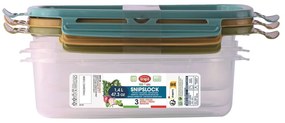 Élelmiszertartó doboz szett 3 db-os Snipslock – Snips