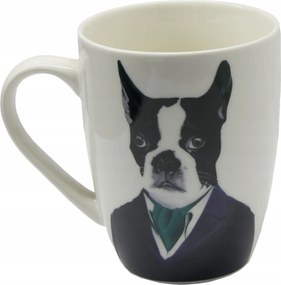 Kávéscsésze Kerámia Bulldog 300ml kutya fehér vicces ajándék