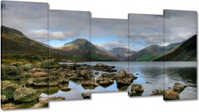 Festmények 150x80 Nagy kövek a folyóban