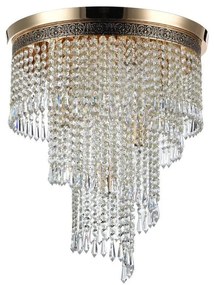 Maytoni DIA522-CL-07-G - Mennyezeti lámpa CASCADE 7xE14/60W/230V