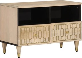 vidaXL tömör mangófa TV-szekrény 70 x 33 x 46 cm
