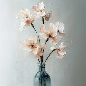 Vászonkép Canvas Dekoráció Csokor Virágok Íriszek Természet 40x40