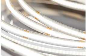 LED szalag COB LED csík, 1600 LED/5 fm, hideg fehér, 8W/fm,  40W/5fm , 8mm , 5fm/tekercs, 12V, IP20, 800lm/m N