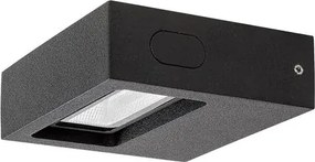 Ganges kültéri fali lámpa 7w 575lm ip65 matt fekete