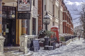 Poszter 86,4x56,8cm Maida Vale a hóban, Assaf Frank