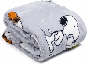 Márkás Nagy Aranyos Meleg Takaró Ágytakaró Snoopy Gyerekek 230x230cm Kn