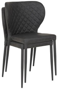Sötétszürke étkezőszék szett 4 db-os Pisa – House Nordic