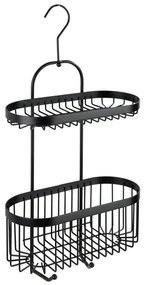 Classic Plus 2 Tier Caddy fekete felfüggeszthető kosár - Wenko