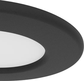 Eglo 901385 – FUEVA beépíthető LED mennyezeti lámpa szett, 3×LED, LED/3,7W/230V, Ø 8,8 cm, fekete