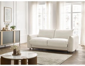 Krémszínű kinyitható kanapé 214 cm Ernest – Bobochic Paris