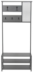 Függesztő akasztó cipővel Nomad Anthracite andBlack