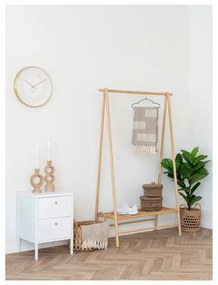 Világosbarna újrahasznosított pamut takaró 130x180 cm Adana – House Nordic