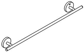 GROHE 41166000 - 522 mm-es törölközőtartó, fényes króm