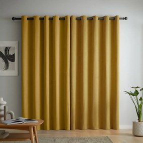 Sárga sötétítő függöny szett 2 db-os 229x229 cm Wilson – Catherine Lansfield