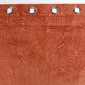 Téglavörös bársony függöny 140x240 cm Analia – douceur d'intérieur