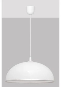 Csillár zsinóron CIRCLE 1xE27/15W/230V fehér