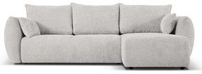 Világosszürke sarokkanapé (jobb oldali) Matera – Cosmopolitan Design