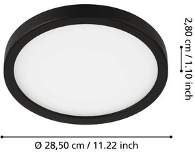 Fekete LED mennyezeti lámpa FUEVA 5 – EGLO