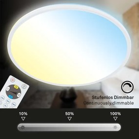 Briloner 7080-016 - LED Dimmelhető lámpa SLIM LED/22W/230V 2700-6500K +  távirányító