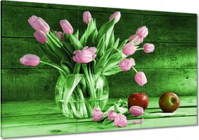 Festmények 120x80 Zöld deszkák