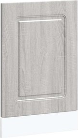 vidaXL mosogatógép panel Kalmar szürke sonoma 45x1,5x67 cm gépi fa