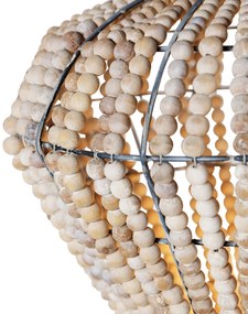 Keleti állólámpa bézs gyöngyökkel - Moti