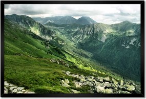 Poszterek keretben 60x40 Tátra Lengyel hegyek Kilátás