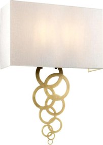 Elstead Lighting Rosa ROSA-LARGE-AB Fali lámpa 2x60W/E27