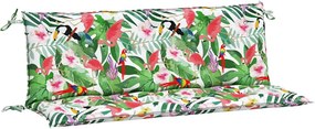 vidaXL 2 db színes szövet kerti padpárna 150 x 50 x 7 cm