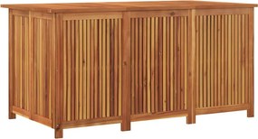 vidaXL tömör akácfa kerti tárolóláda 150x80x75 cm
