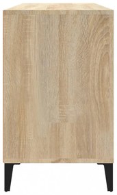 sonoma tölgy színű szerelt fa cipőszekrény 102x36x60 cm