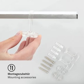 Briloner 3501-018 - LED Felületre szerelhető csillár STAFF 5xLED/4,8W/230V matt króm