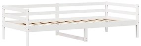 fehér tömör fenyőfa kanapéágy fiókokkal 90 x 200 cm