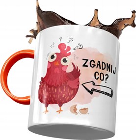 Bögre Narancssárga Vicces Találd ki Mit? Nyomtatott fényképpel