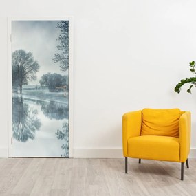 Fotótapéta ajtóra - Téli természet (95x205cm)