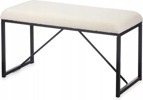 Előszobai Pad, Kárpitozott, Bárány, 38 x 81 x 42 CM